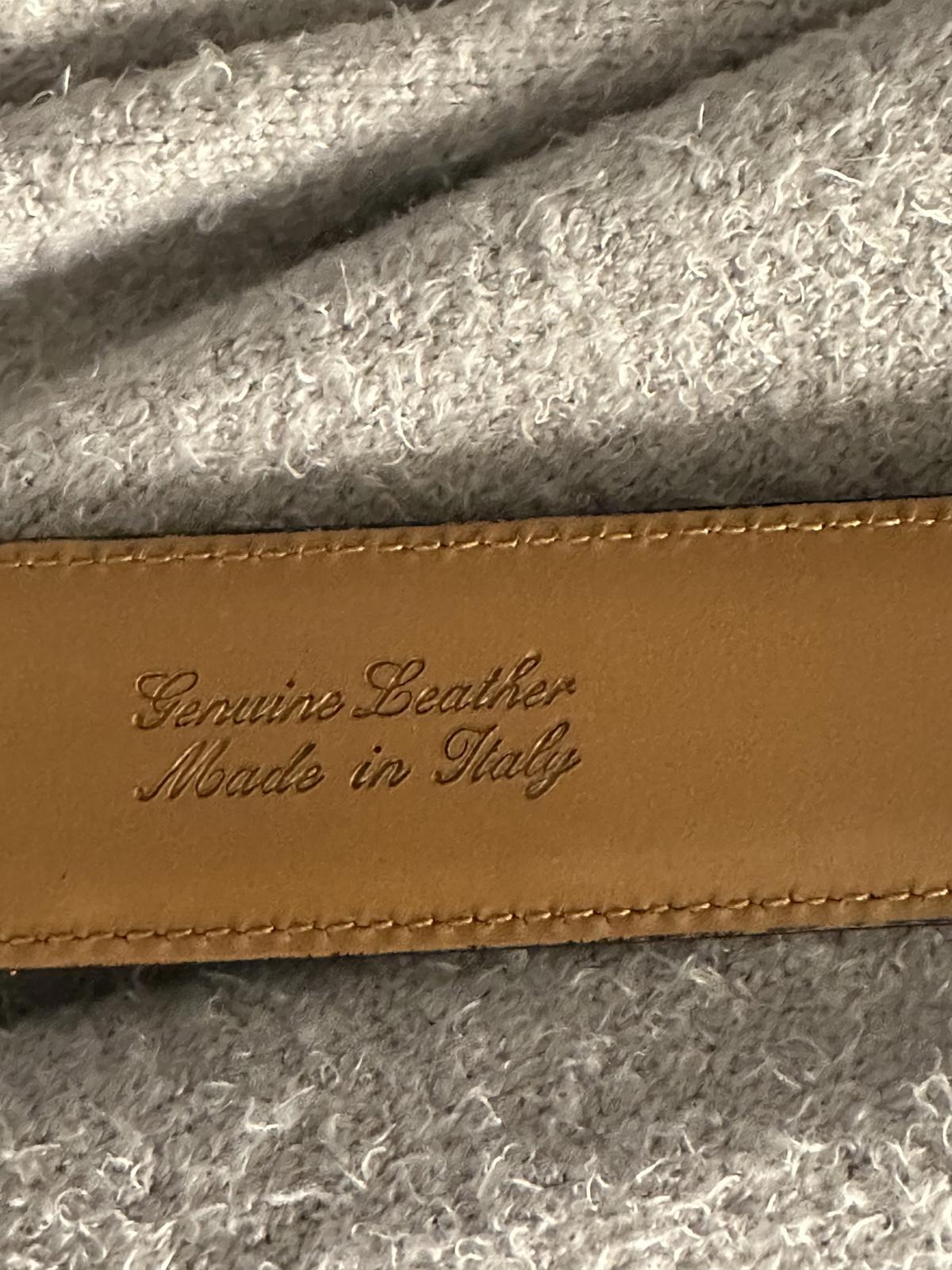 Brooks Brothers Italian black leather dress belt Size 40