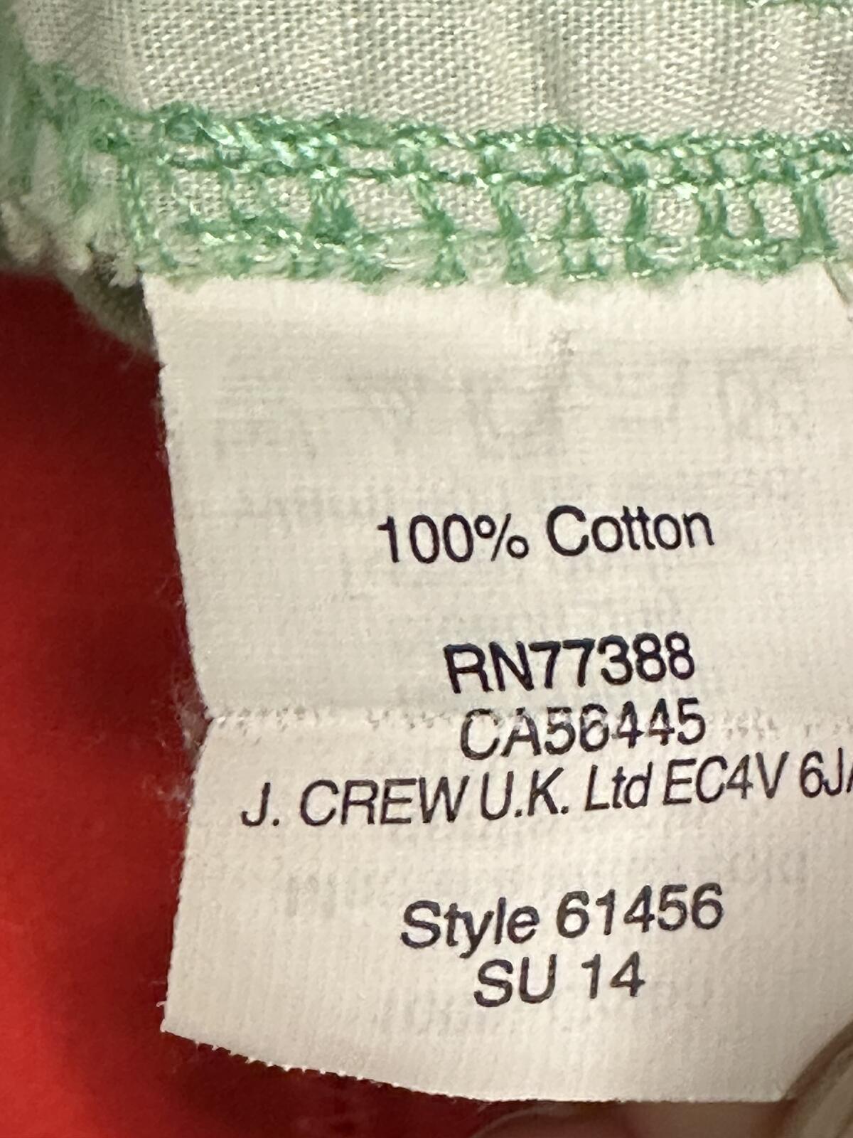 J.Crew Chino classic mint green cotton shorts Size 0 preppy coastal golfcore