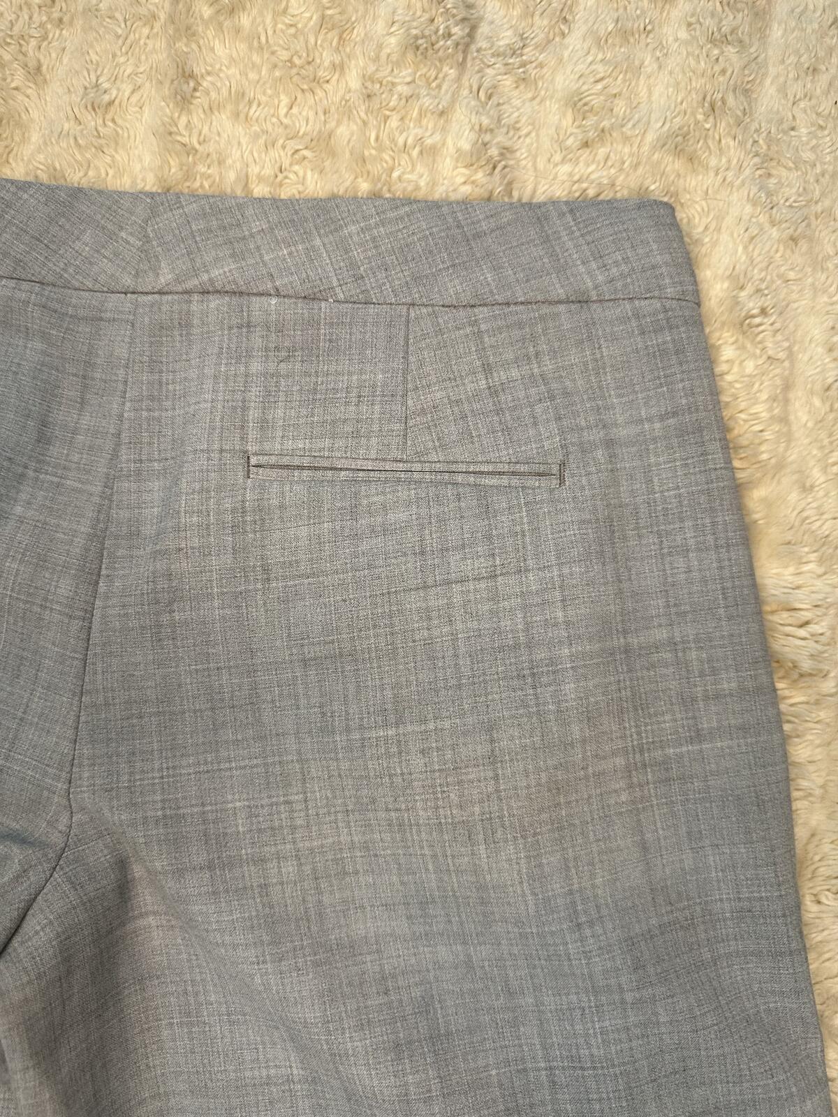 Express Design Studio classic grey 'Editor' tailored cuffed dress shorts Size 6