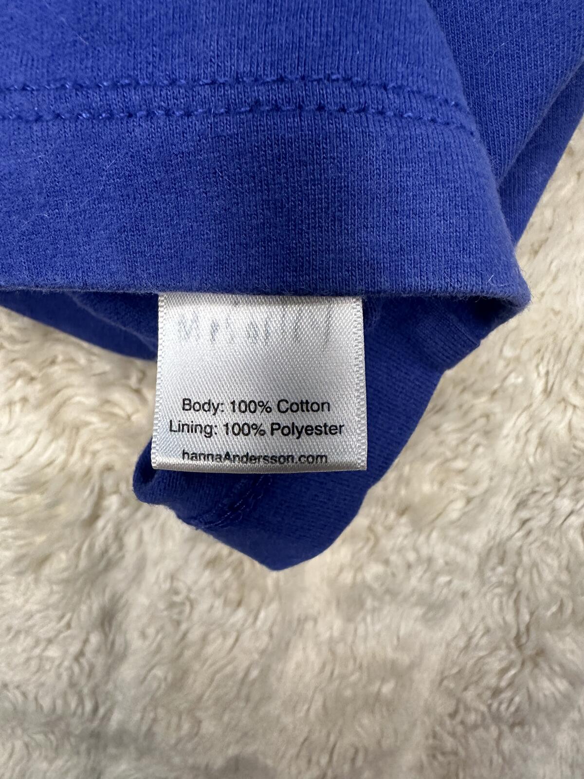 Hanna Andersson Sun and Stars graphic cotton t-shirt Size 12-18M blue whimsical