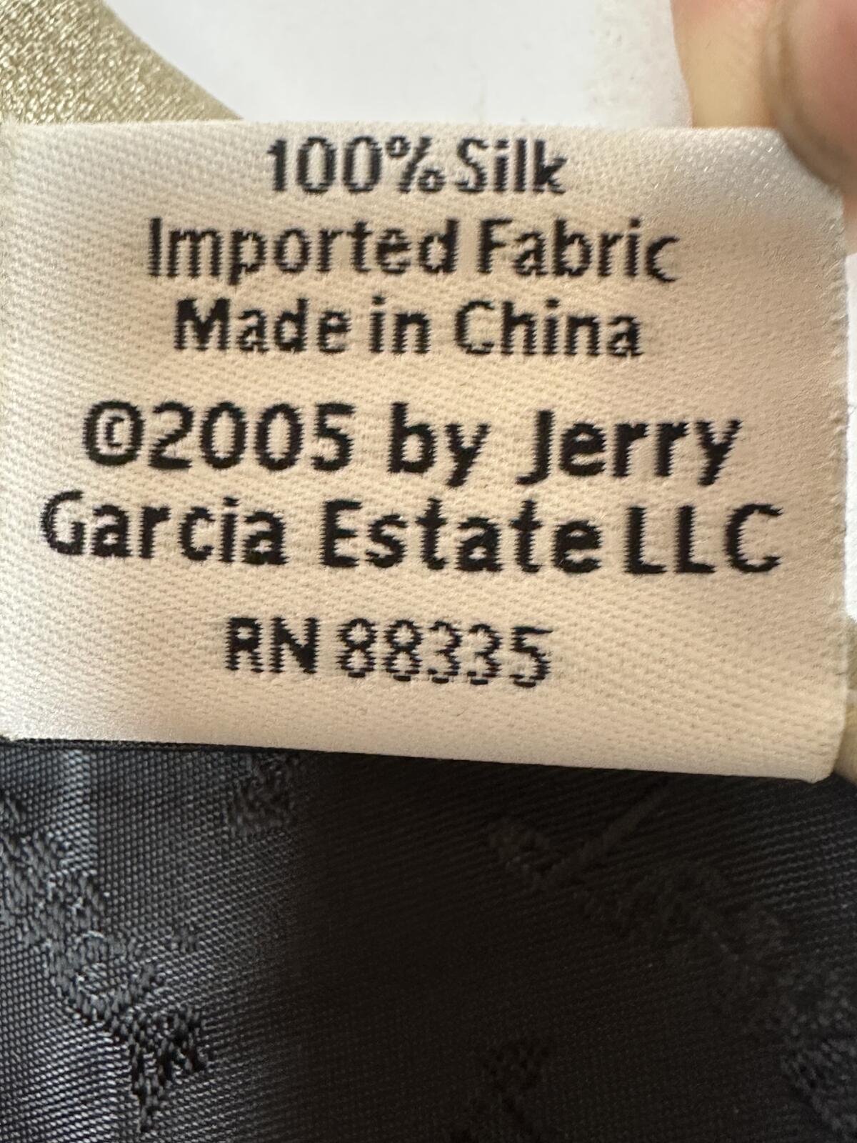 Vintage J. Garcia Limited Edition Space Container 100% silk tie art to wear
