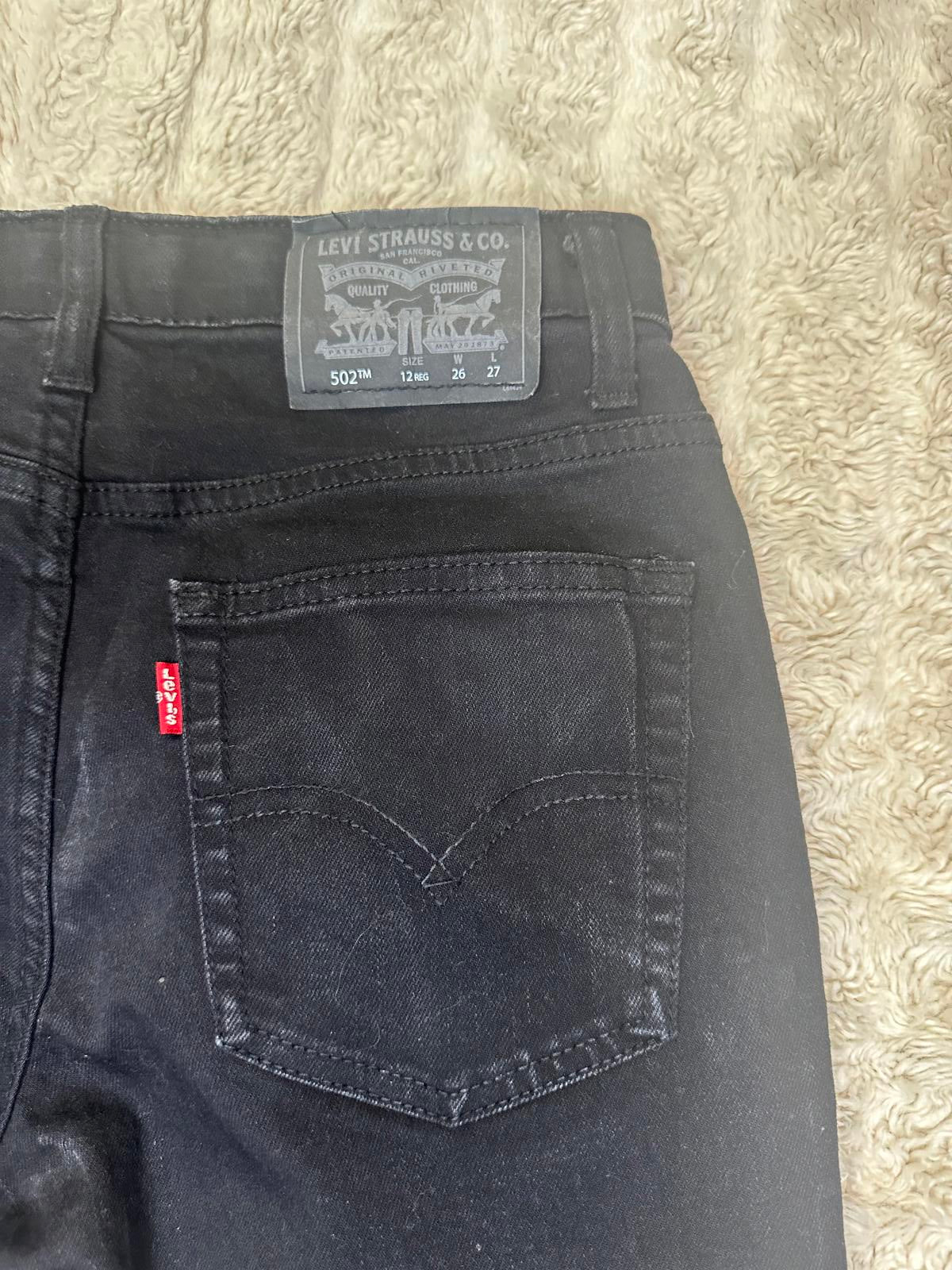 Levi's 502 Taper fit jeans Size 12 Reg (26x27)