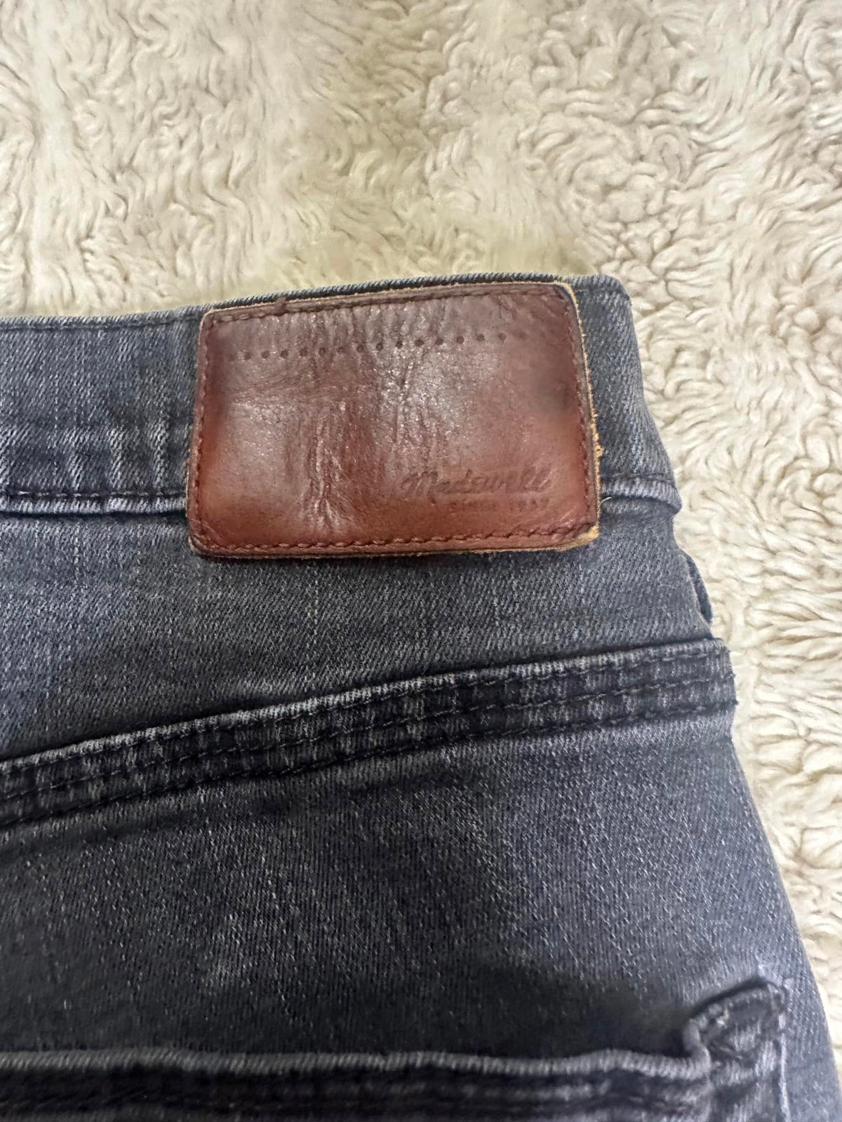 Madewell dark gray Skinny Skinny Ankle High Riser jeans Size 27