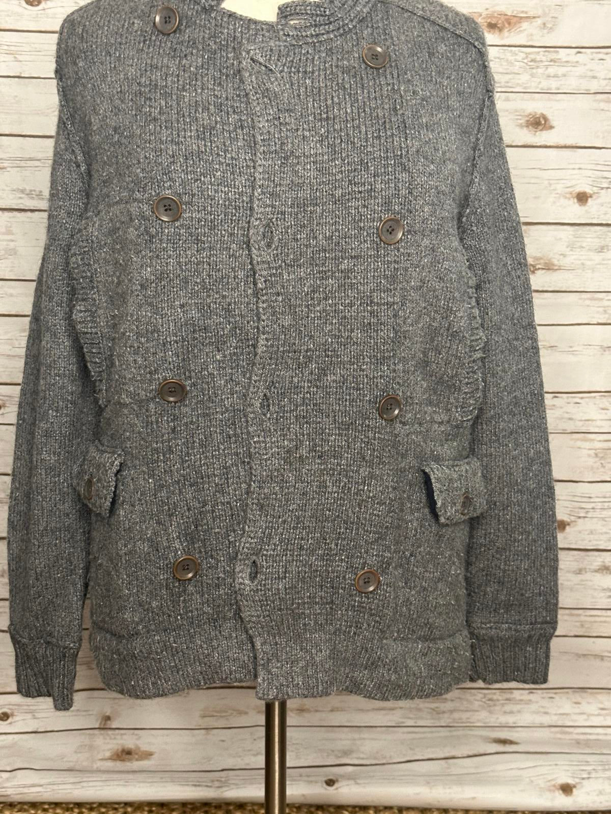 Banana Republic Heritage alpaca/wool sweater knit peacoat Size Large
