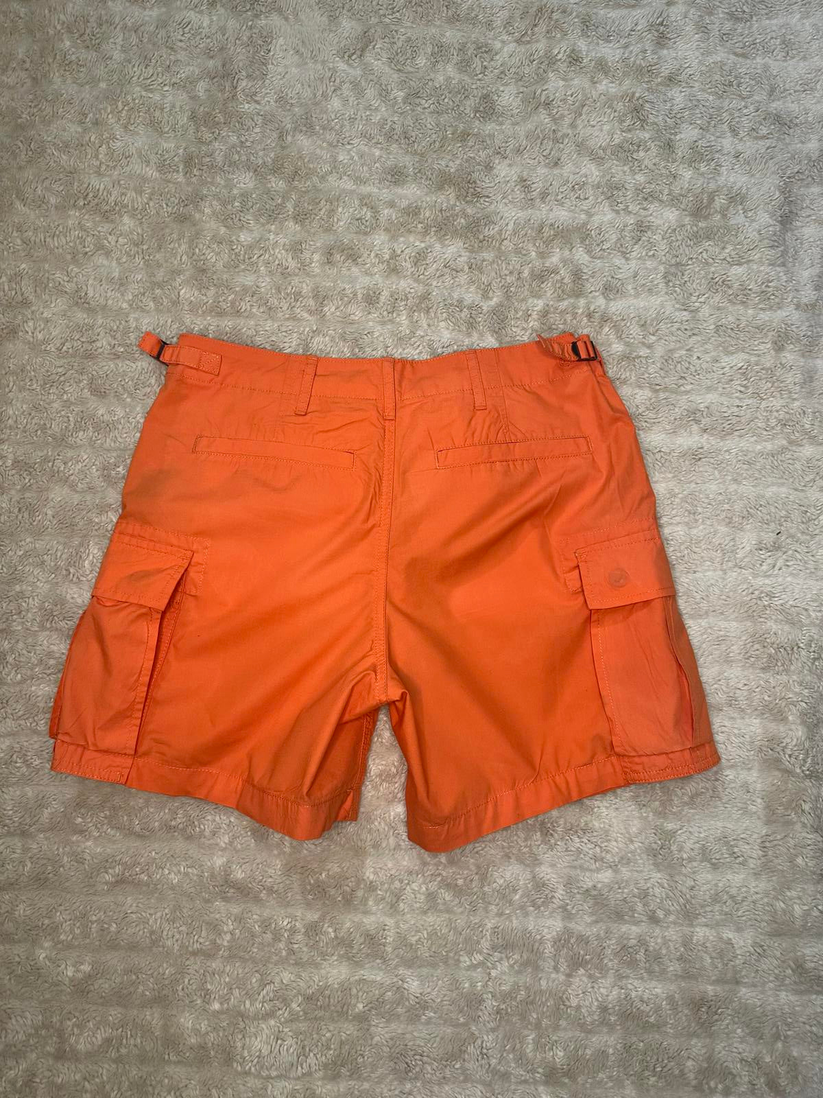 Polo Ralph Lauren casual preppy military orange cotton cargo shorts Size 6