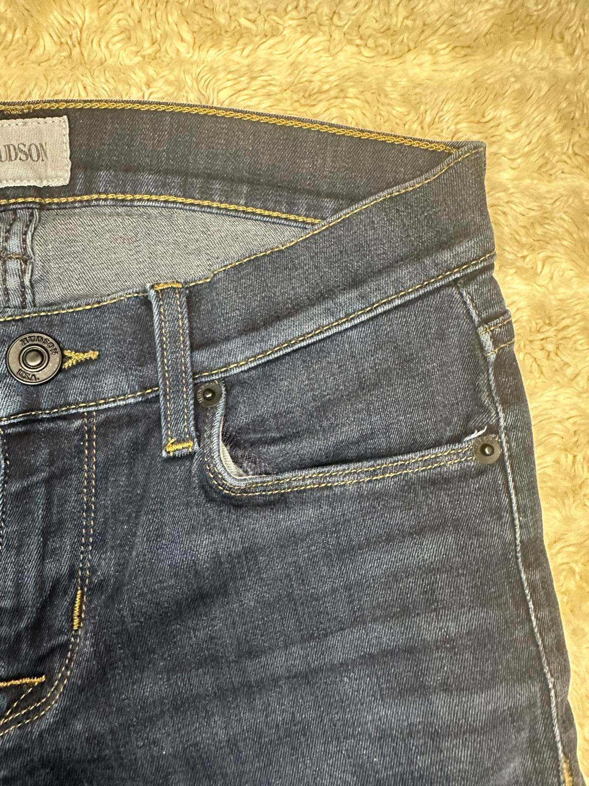 Hudson 'Krista' Super Skinny Crop jeans Size 25