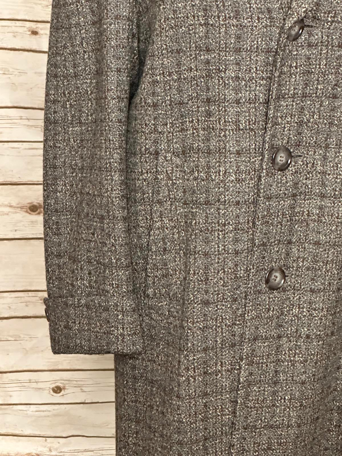 Vintage Hart, Schaffner & Marx tweed wool overcoat Size 44