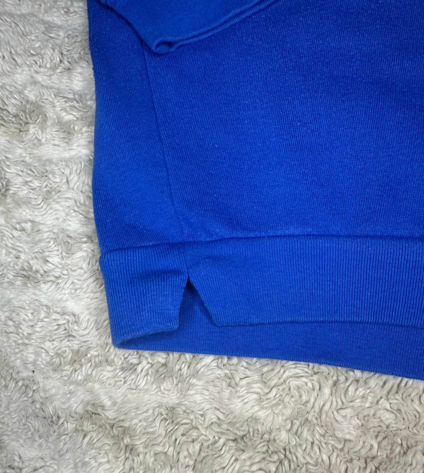 Vintage Disney blue crocheted sweatshirt Size Large
