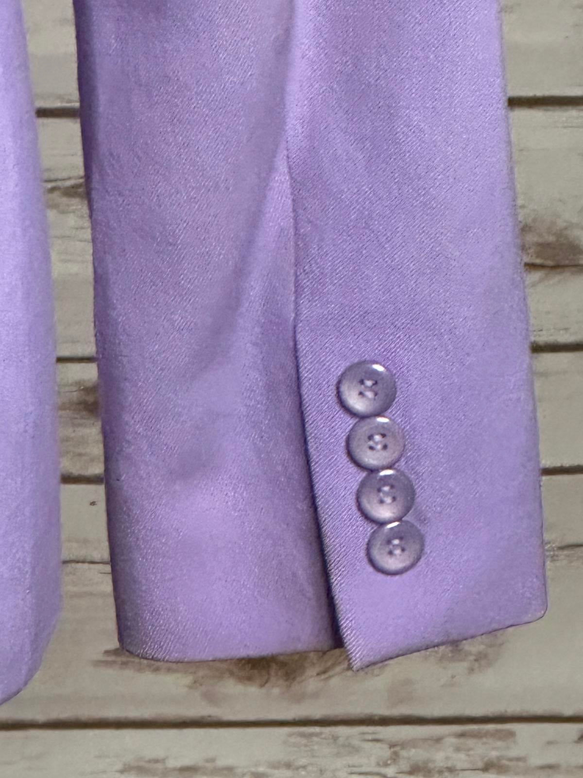 Pendleton Petite classic corpcore lt purple wool single-breasted blazer Size 10