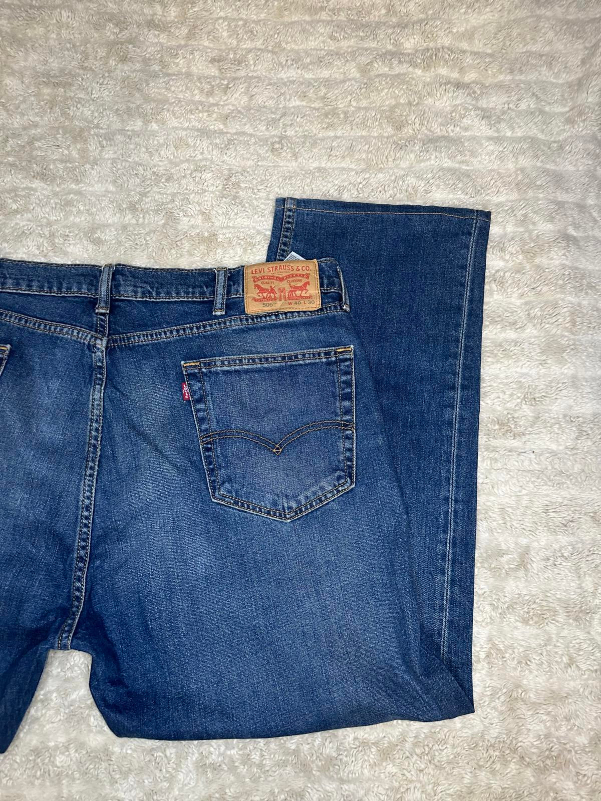 Levi's 505 Regular Fit jeans Size 40x30