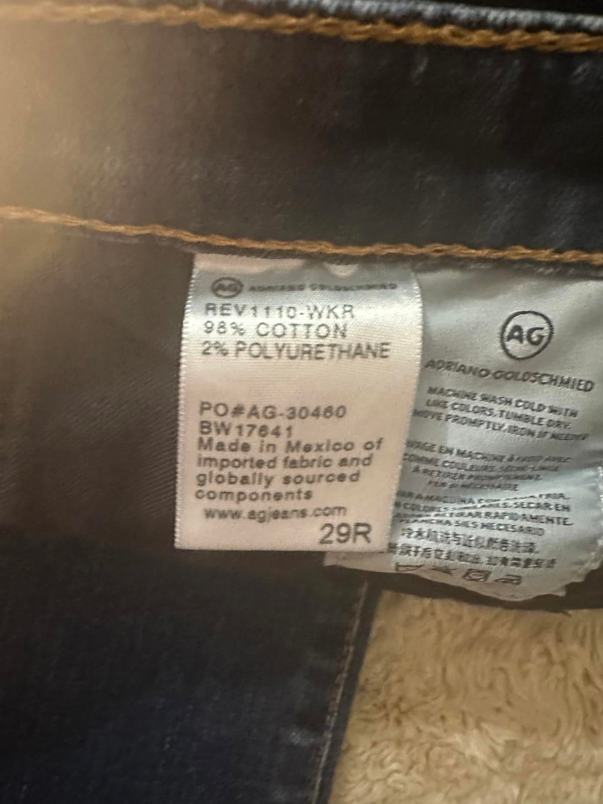 AG Adriano Goldschmeid 'The Stilt' jeans Size 29R
