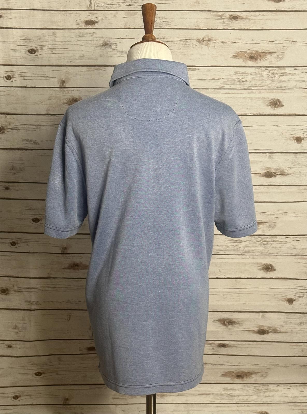 Nat Nast classic denim blue polo shirt Size Medium