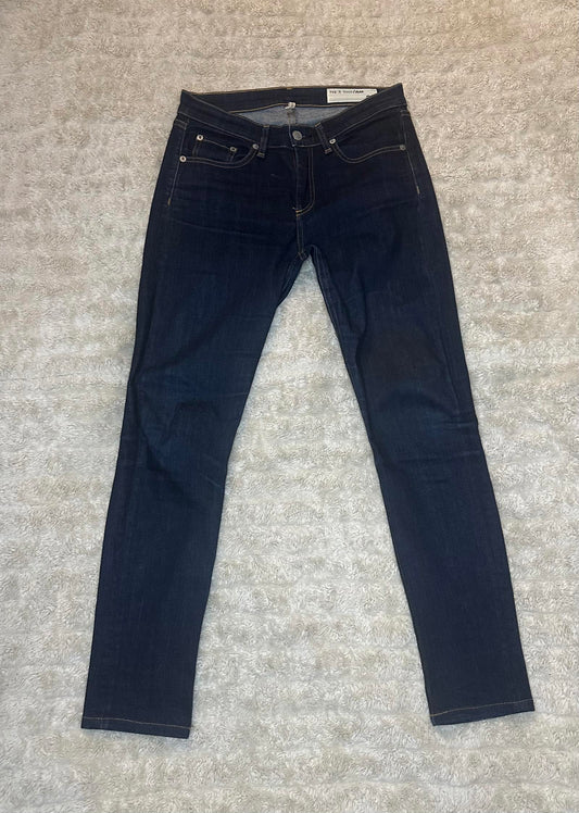 rag & bone dark wash High Rise Skinny denim jeans Size 28