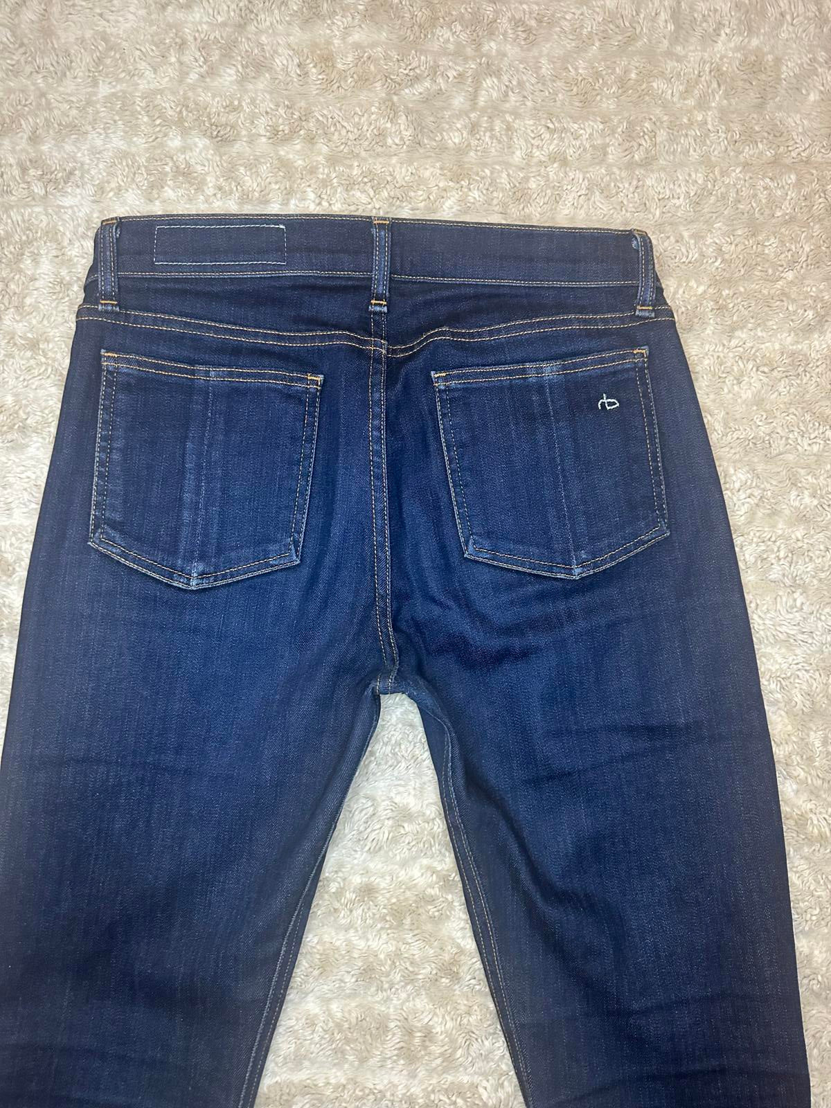 rag & bone dark wash High Rise Skinny denim jeans Size 28