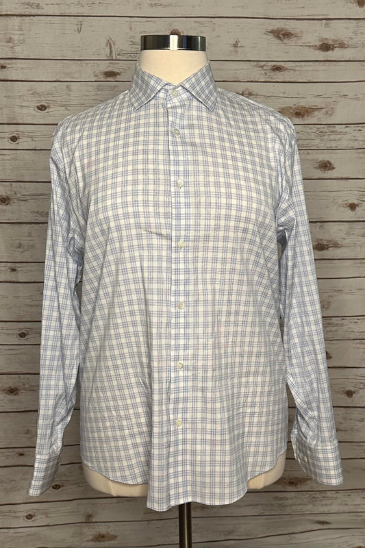 Bonobos plaid Athletic Fit button-down shirt Size 16.5/35