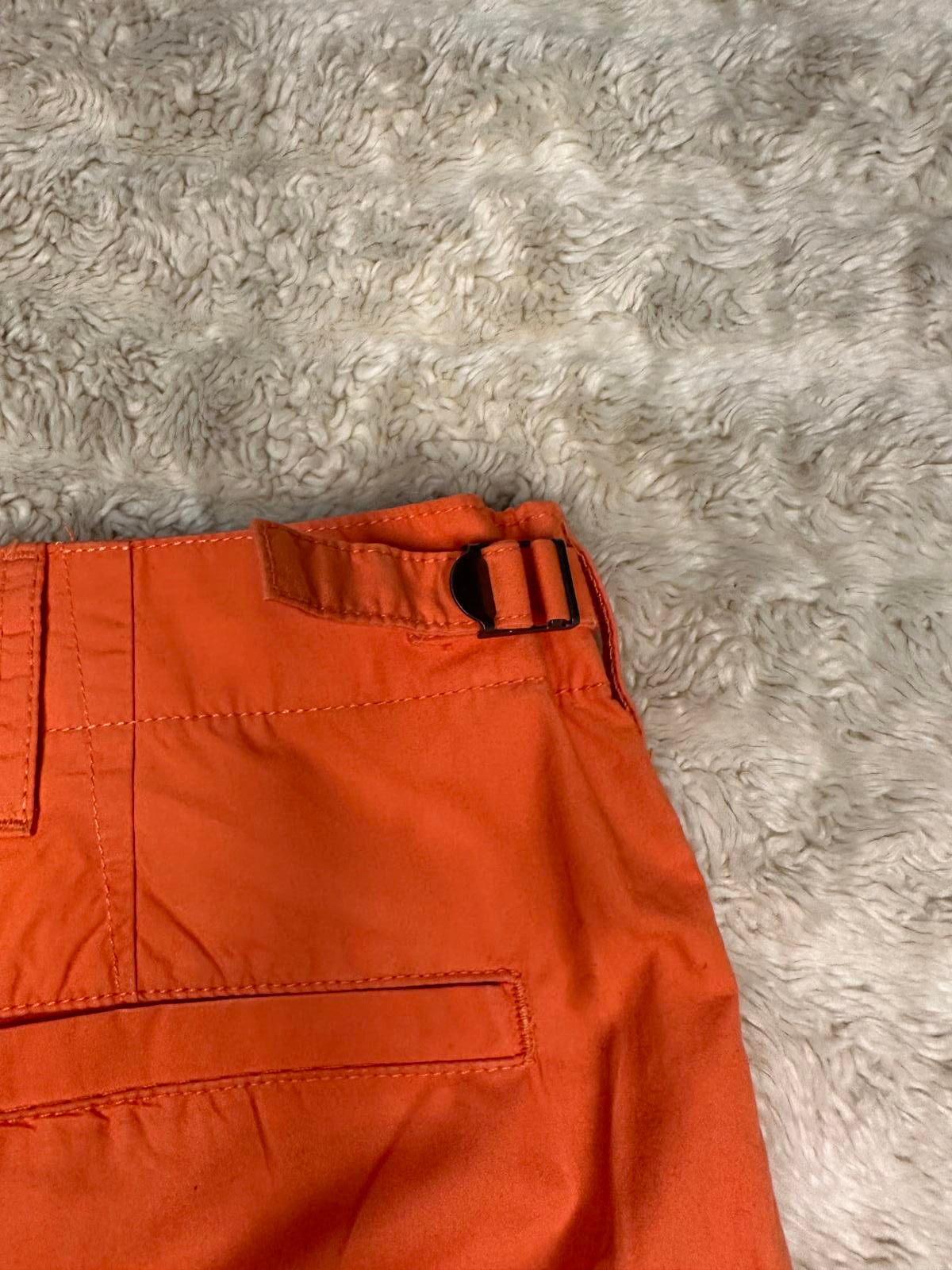 Polo Ralph Lauren casual preppy military orange cotton cargo shorts Size 6