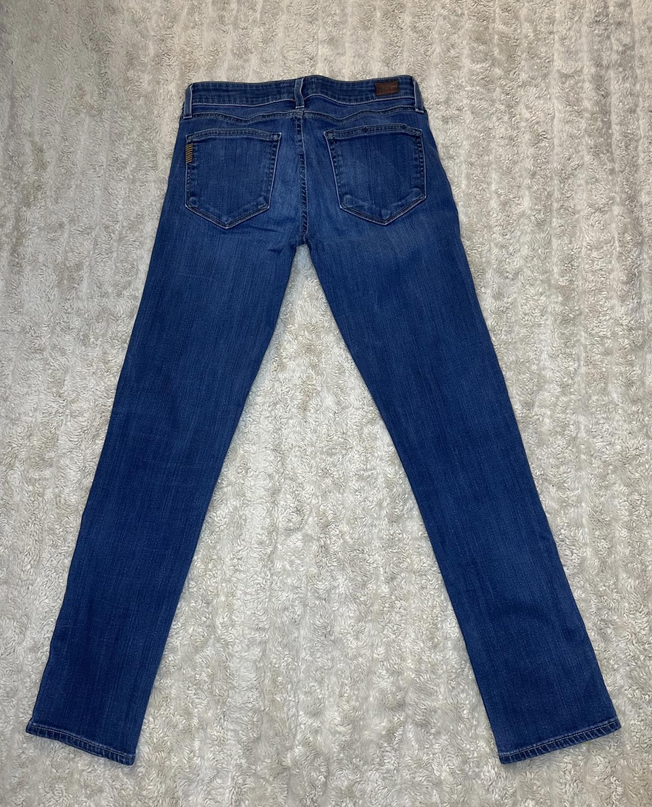 Paige Skyline Ankle Peg Y2K Bridgette medium wash modern skinny jeans Size 27