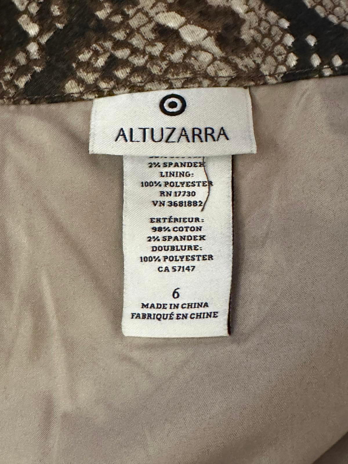 Altuzarra for Target classic office siren mob wife snakeskin pencil skirt Size 6