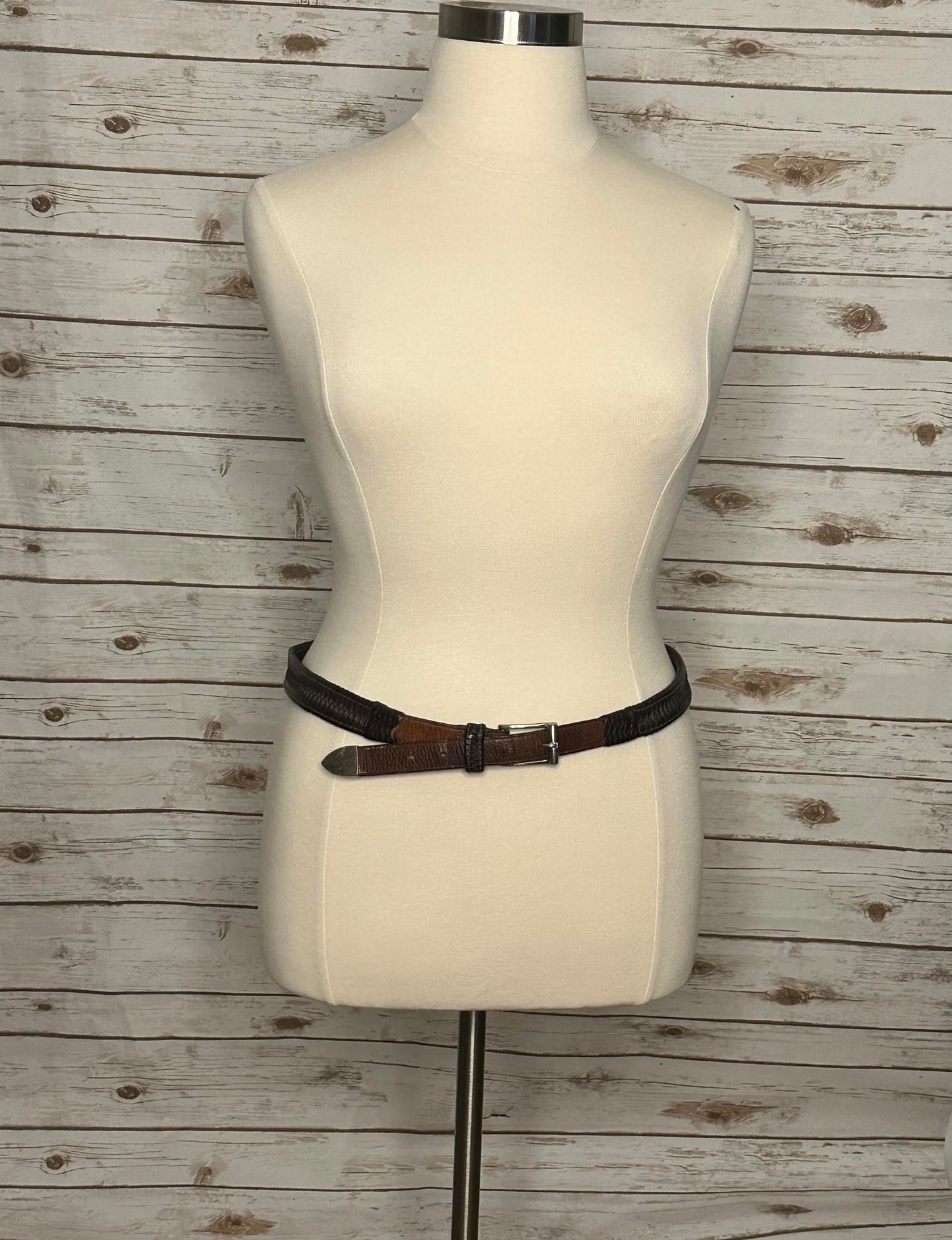 Cole Haan braided leather belt Size 40/ Large