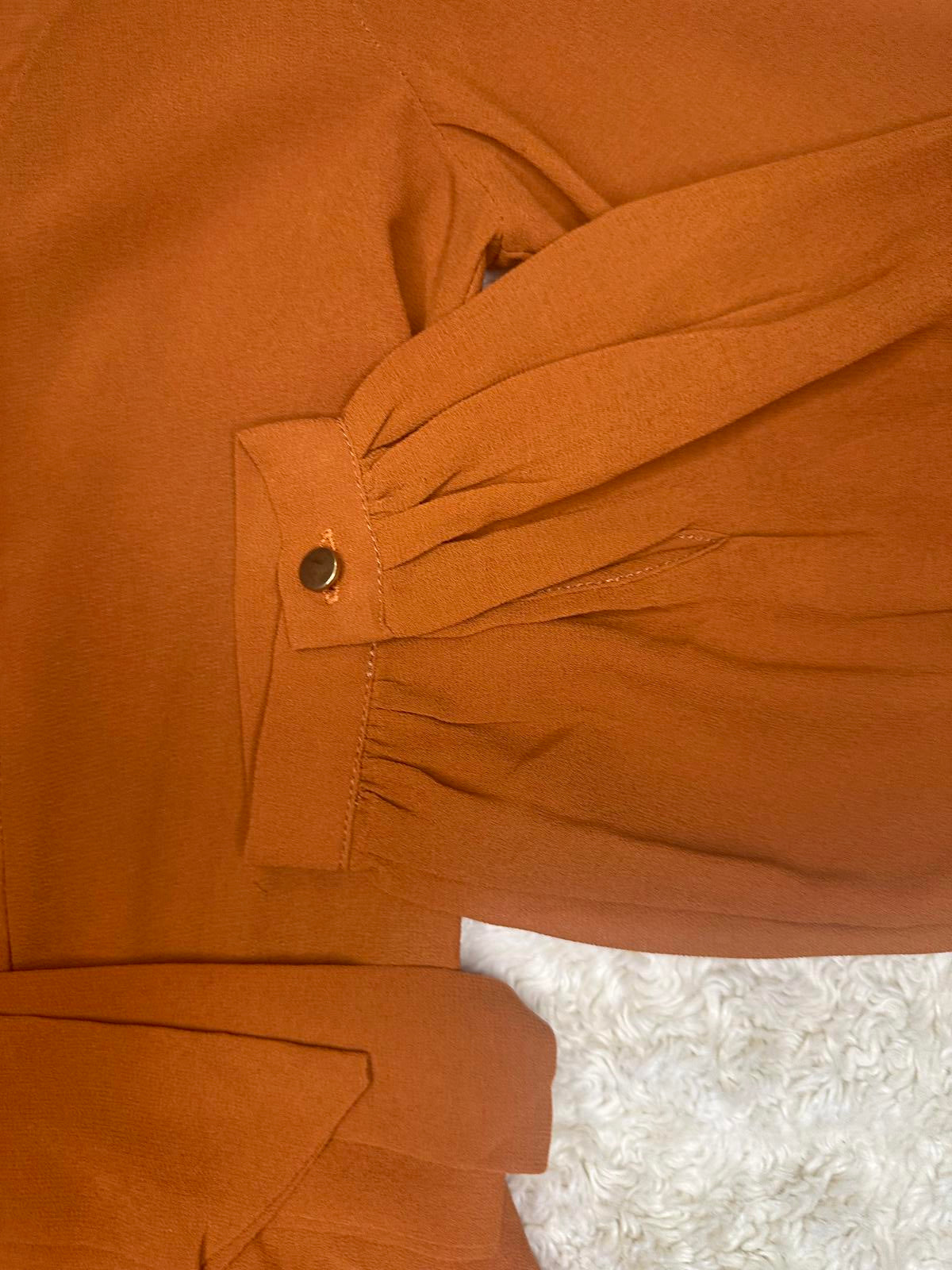 Fashion Nova lightweight cognac brown 'Like Me Better' jumpsuit Size Medium