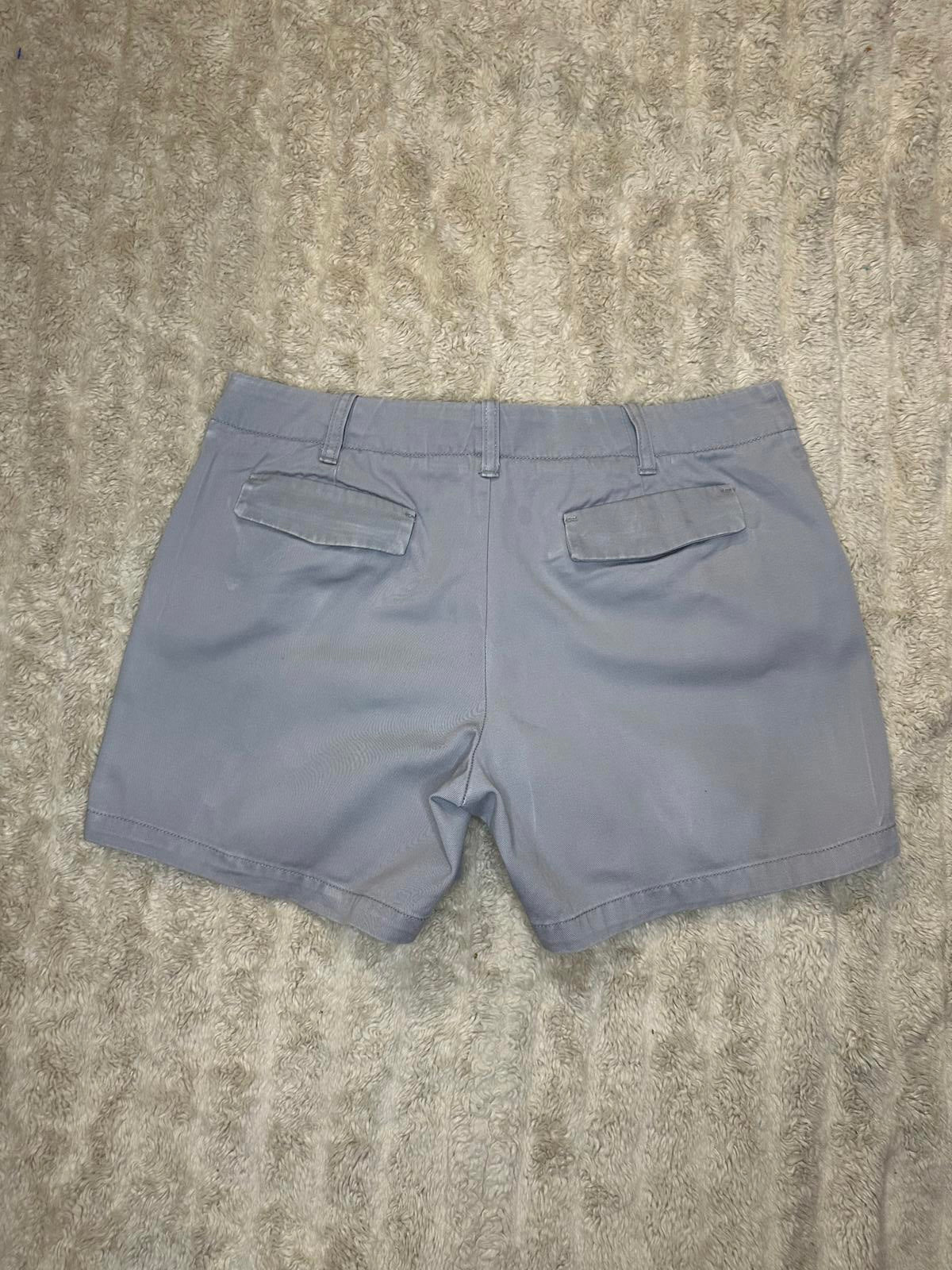 J. Crew light grey classic casual Chino cotton shorts Size 4