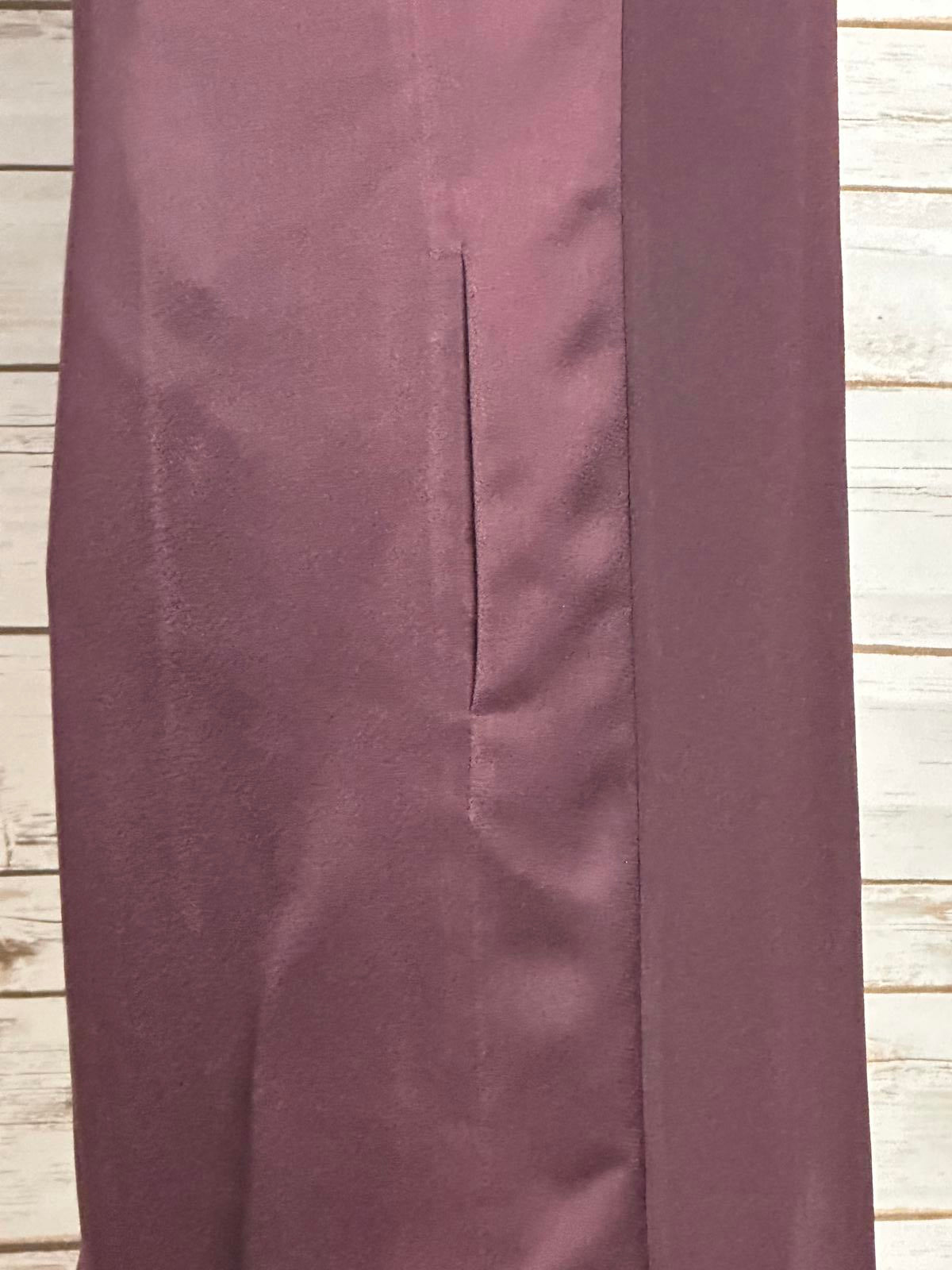 Reiss eggplant Kaelin halter shift cocktail dress Size 2