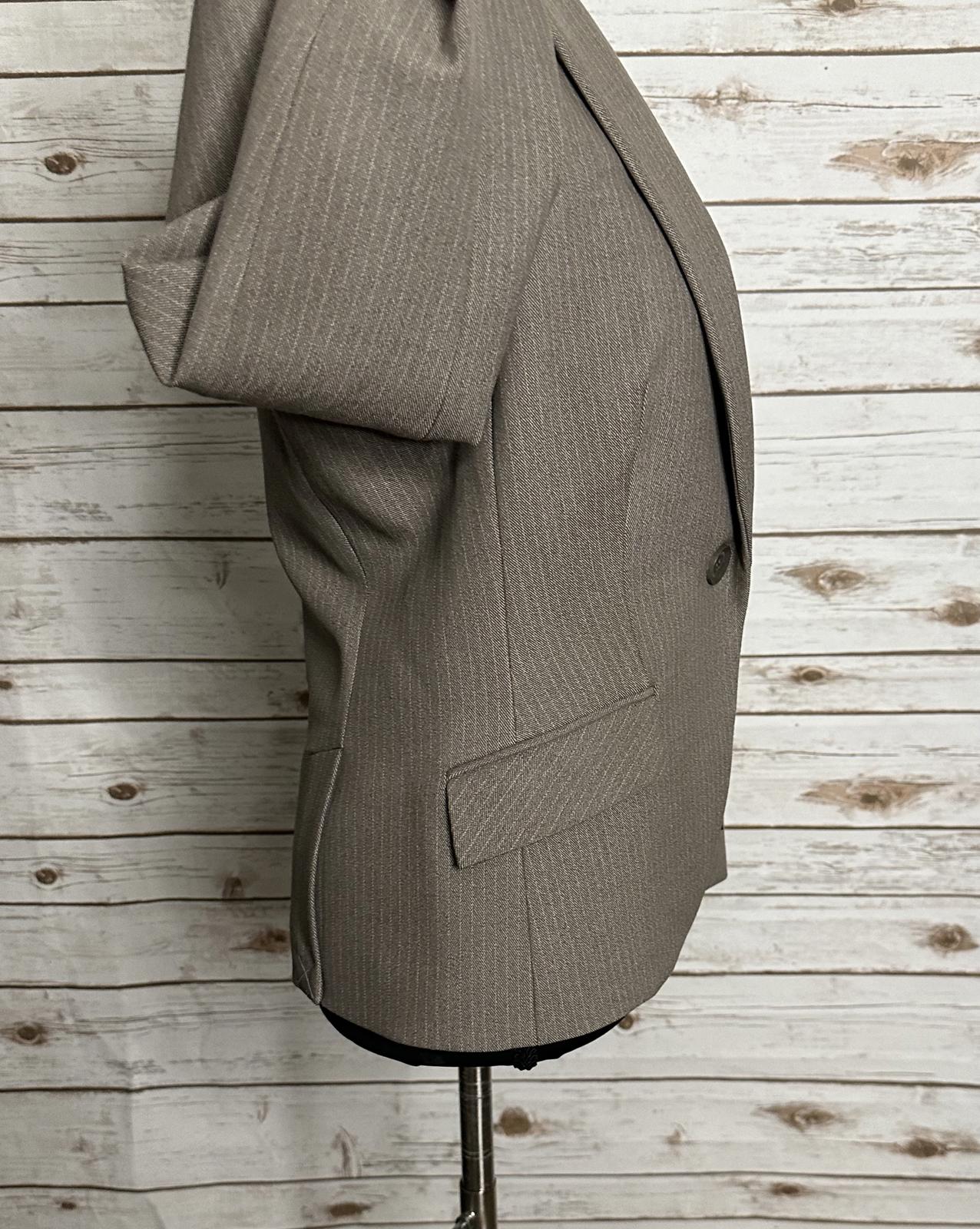 Express Studio Stretch classic corpcore pinstriped single-breasted blazer Size 6