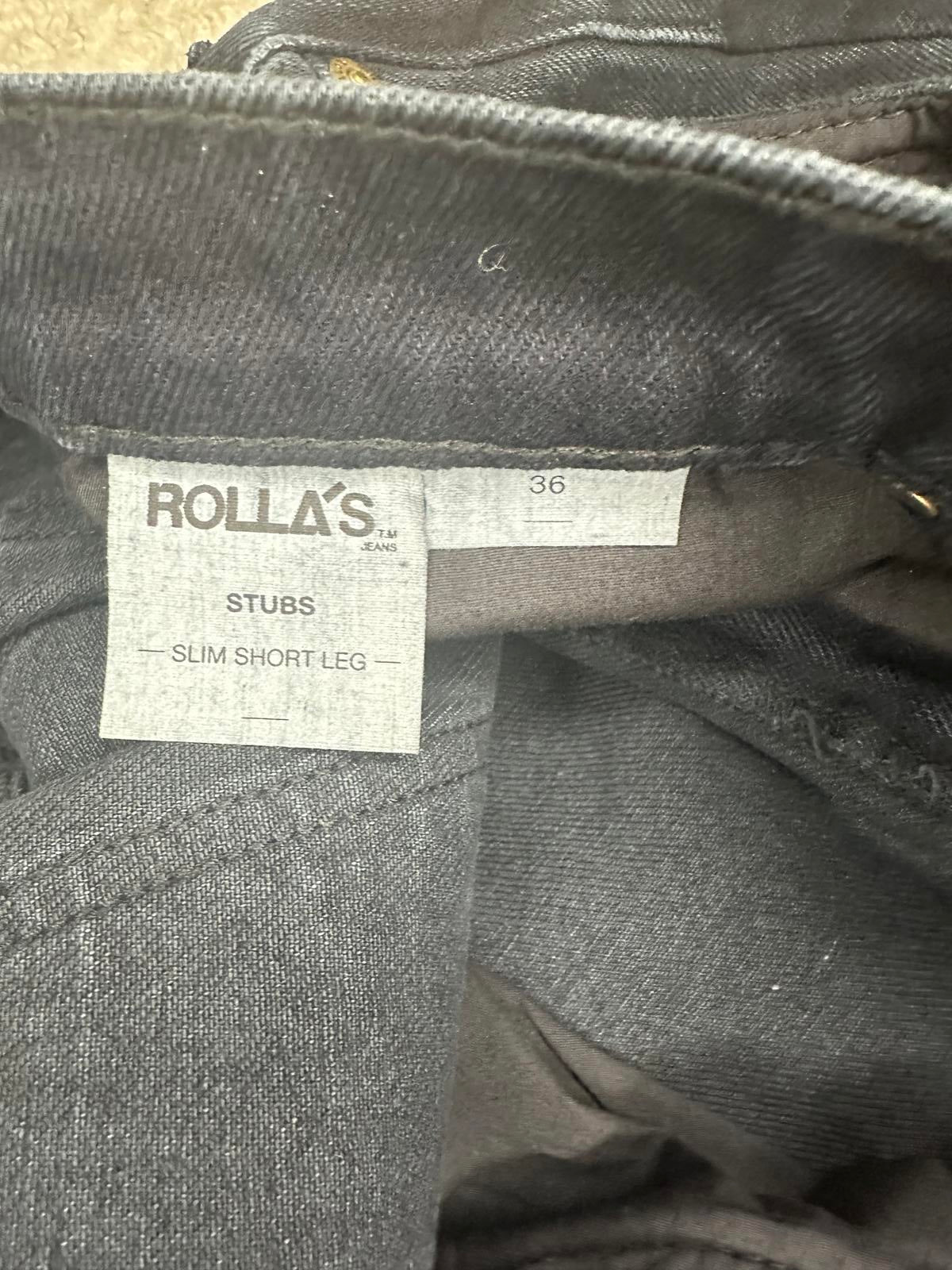 Rolla's Stubs Slim Short Leg jeans Size 36x32