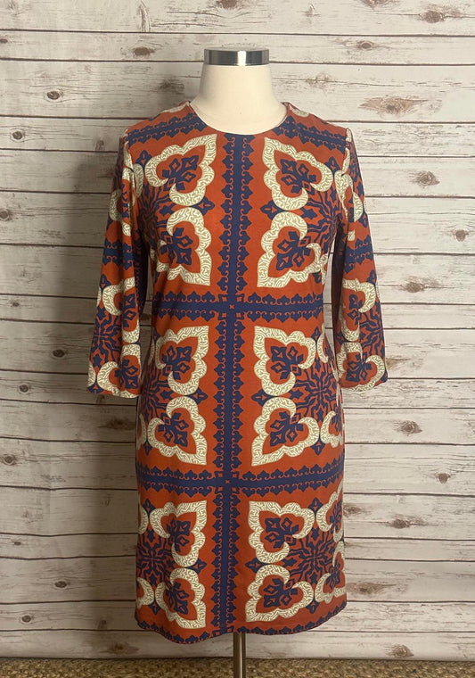 J. McLaughlin Devon Pinwheel Patch sheath dress Size XL