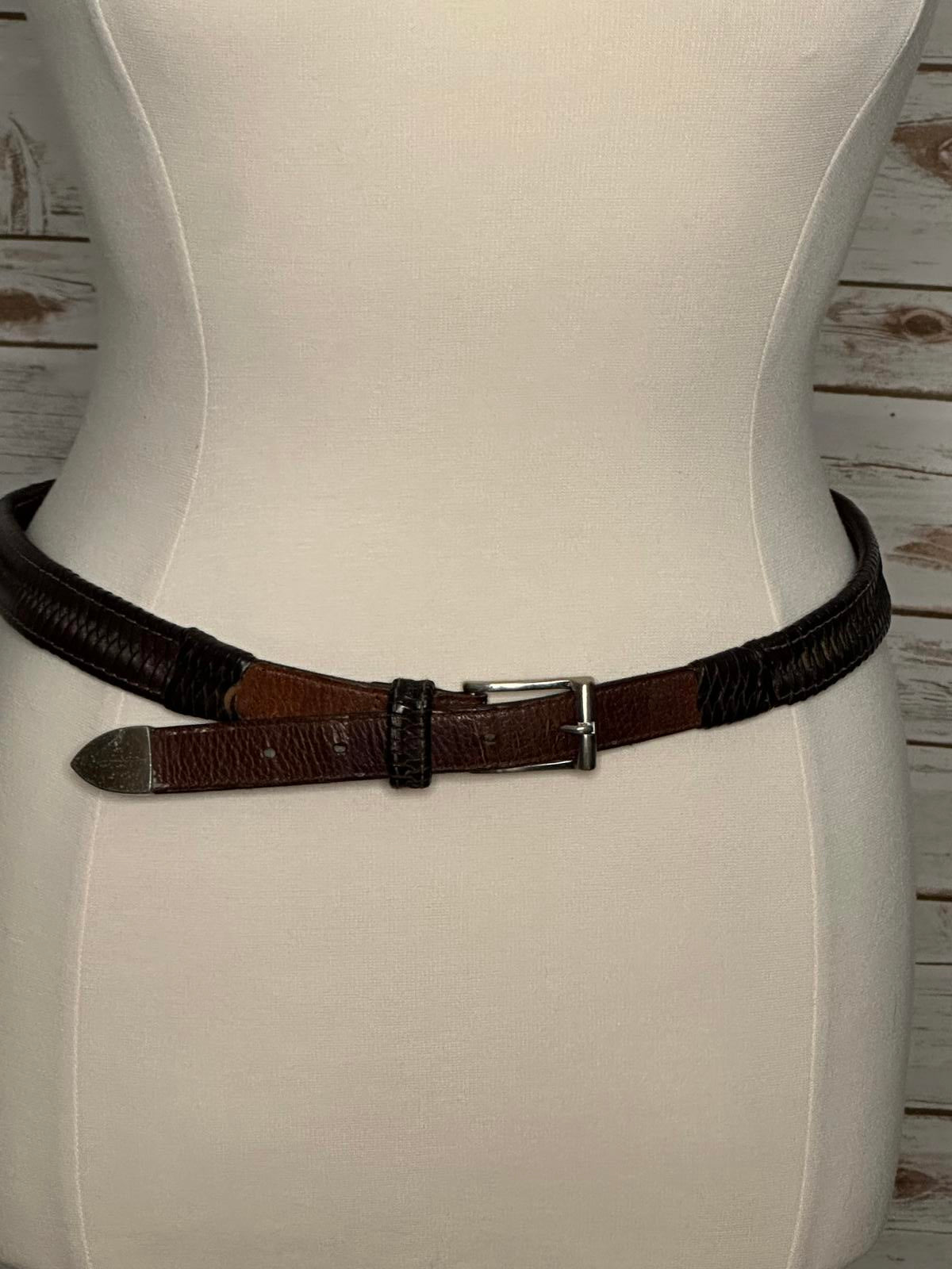 Cole Haan braided leather belt Size 40/ Large