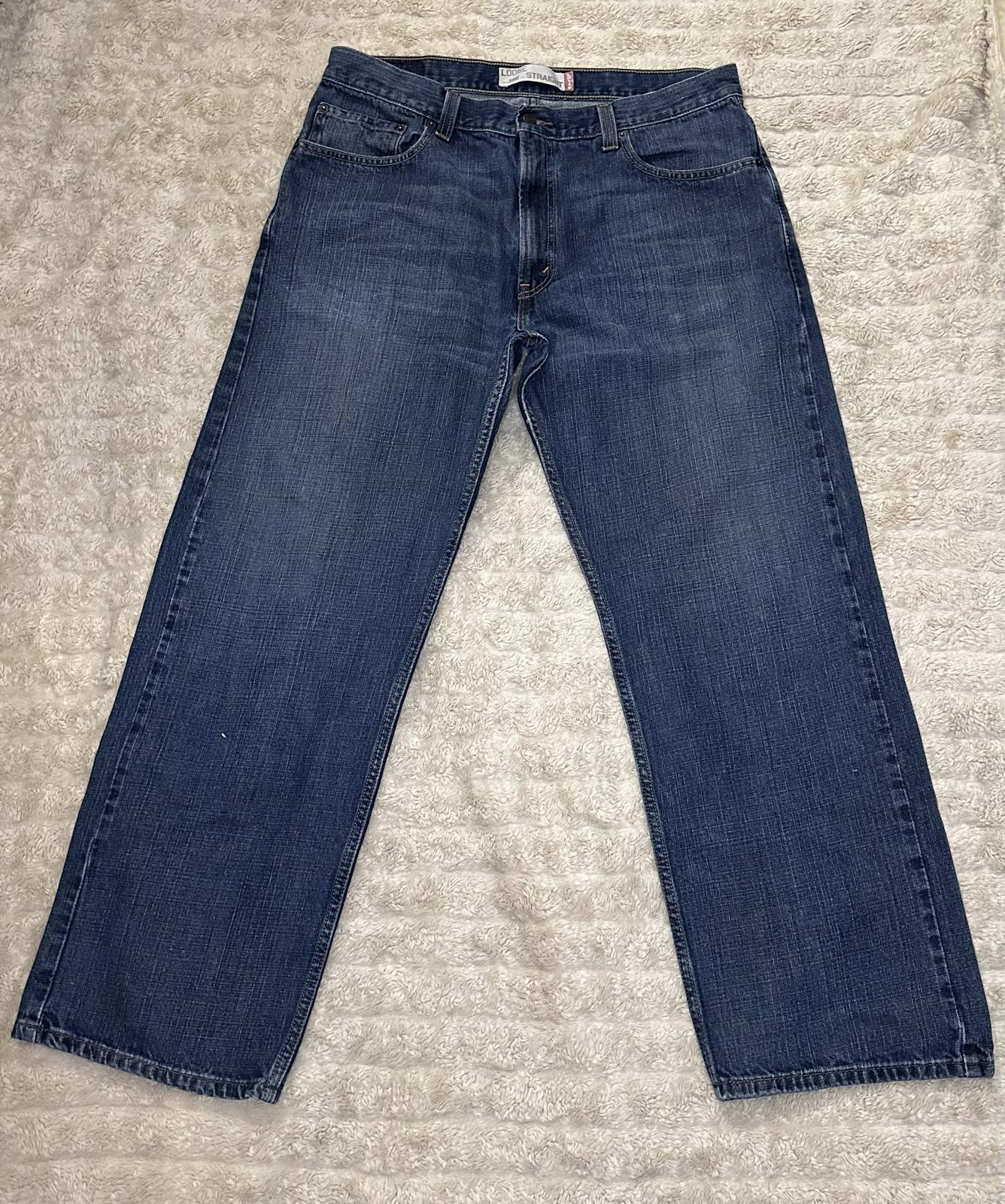 Levi's 569 Loose Straight Fit medium wash jeans Size 36x32