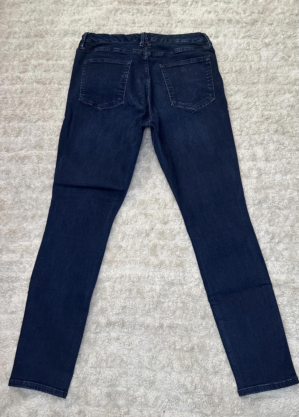 Good American Good Legs elevated casual dark wash skinny jeans Size 15