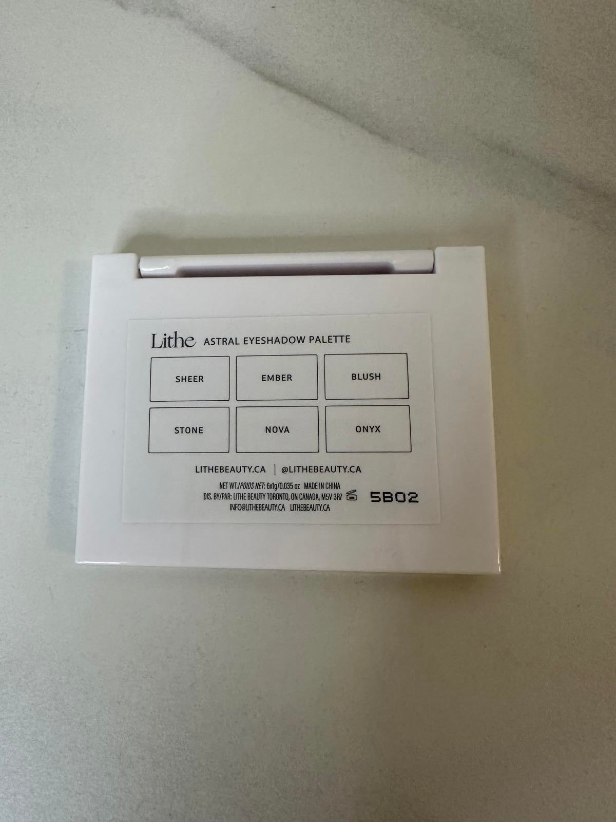 Lithe Astral eyeshadow palette