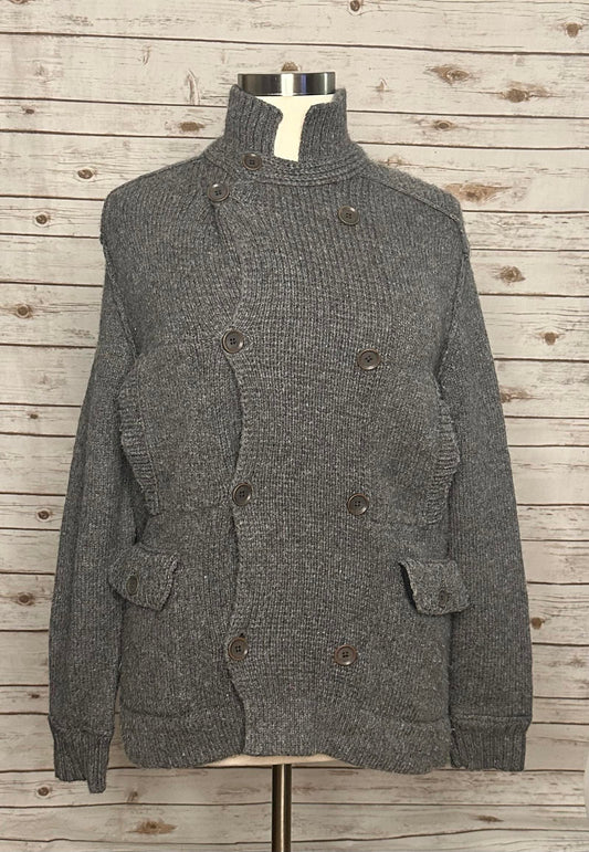 Banana Republic Heritage alpaca/wool sweater knit peacoat Size Large