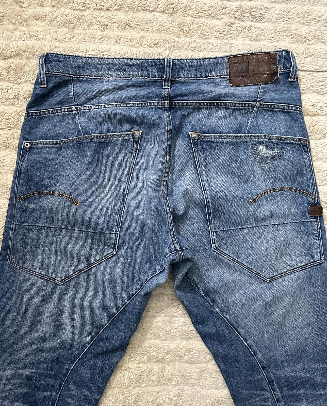 G Star Raw medium wash Type C 3D Tapered jeans Size 36x32
