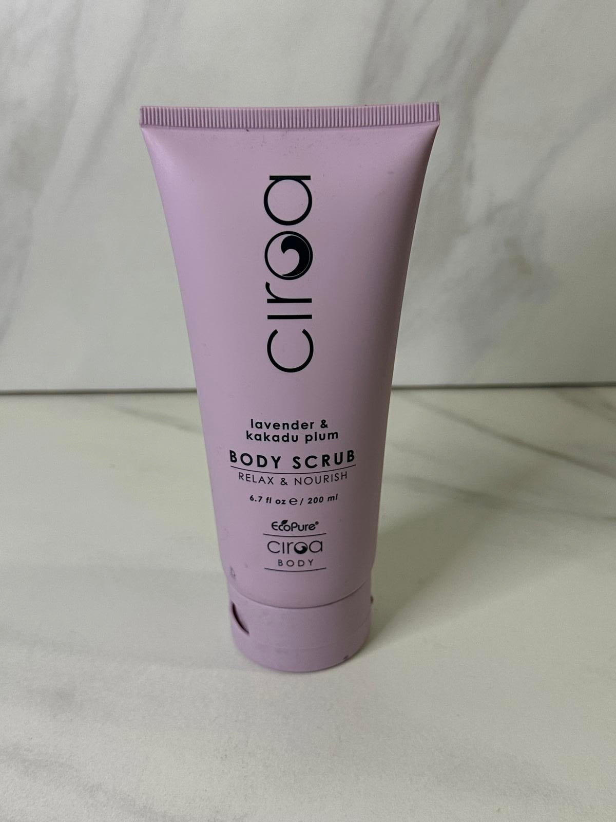 Ciroa Lavender & Kakadu Plum body scrub (Relax & Nourish)