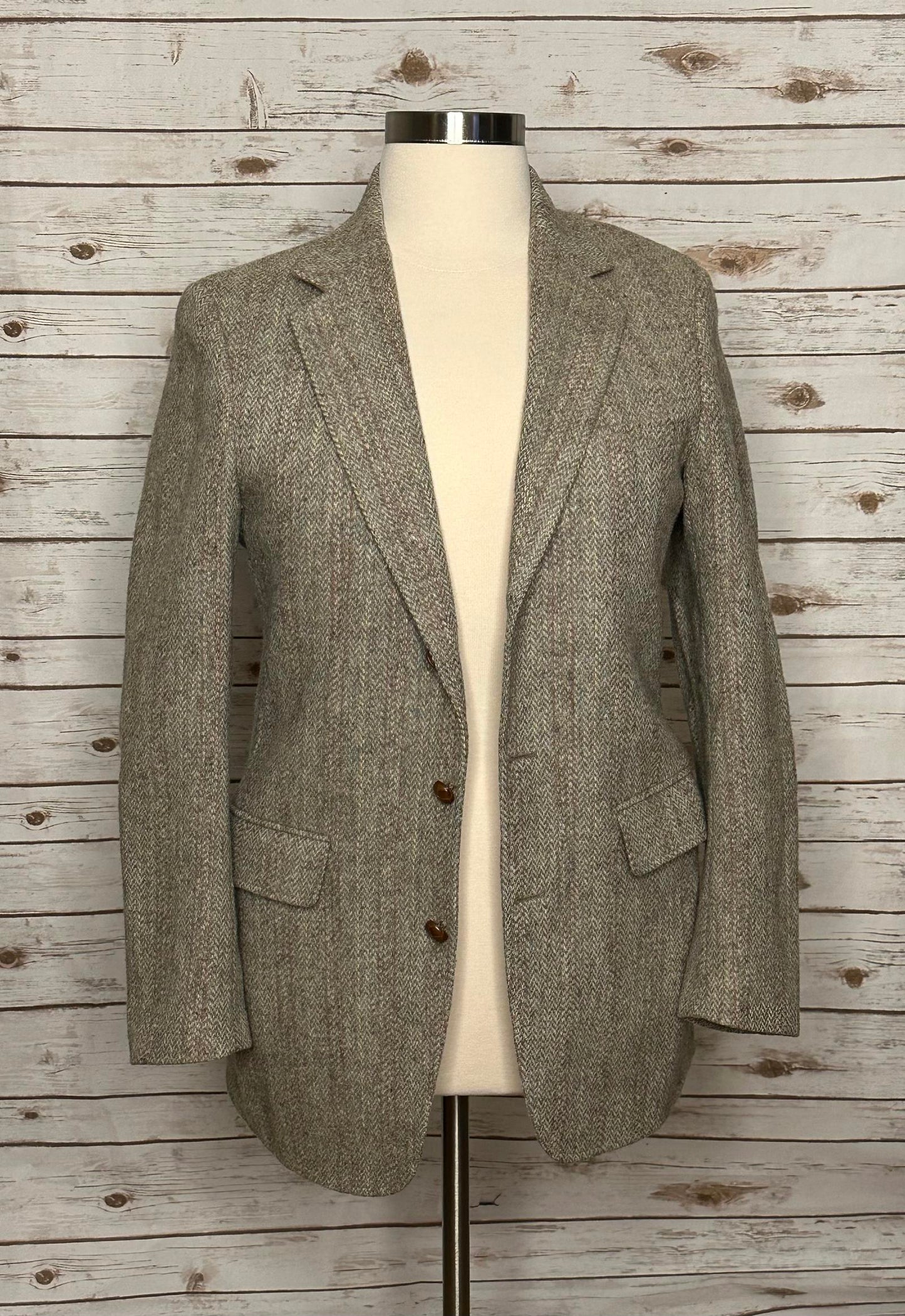 Vintage Asher Harris Tweed Union Made 100% Scottish wool blazer