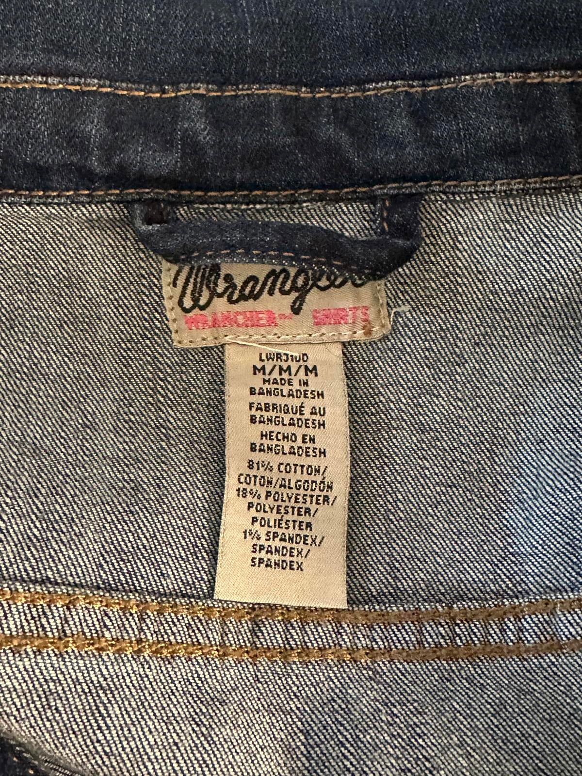 Wrangler Wrancher classic jean jacket Size Medium