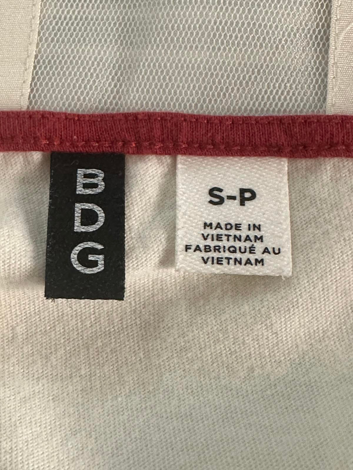 Urban Outfitters BDG nautical cotton white/navy/red striped crop top Size Small