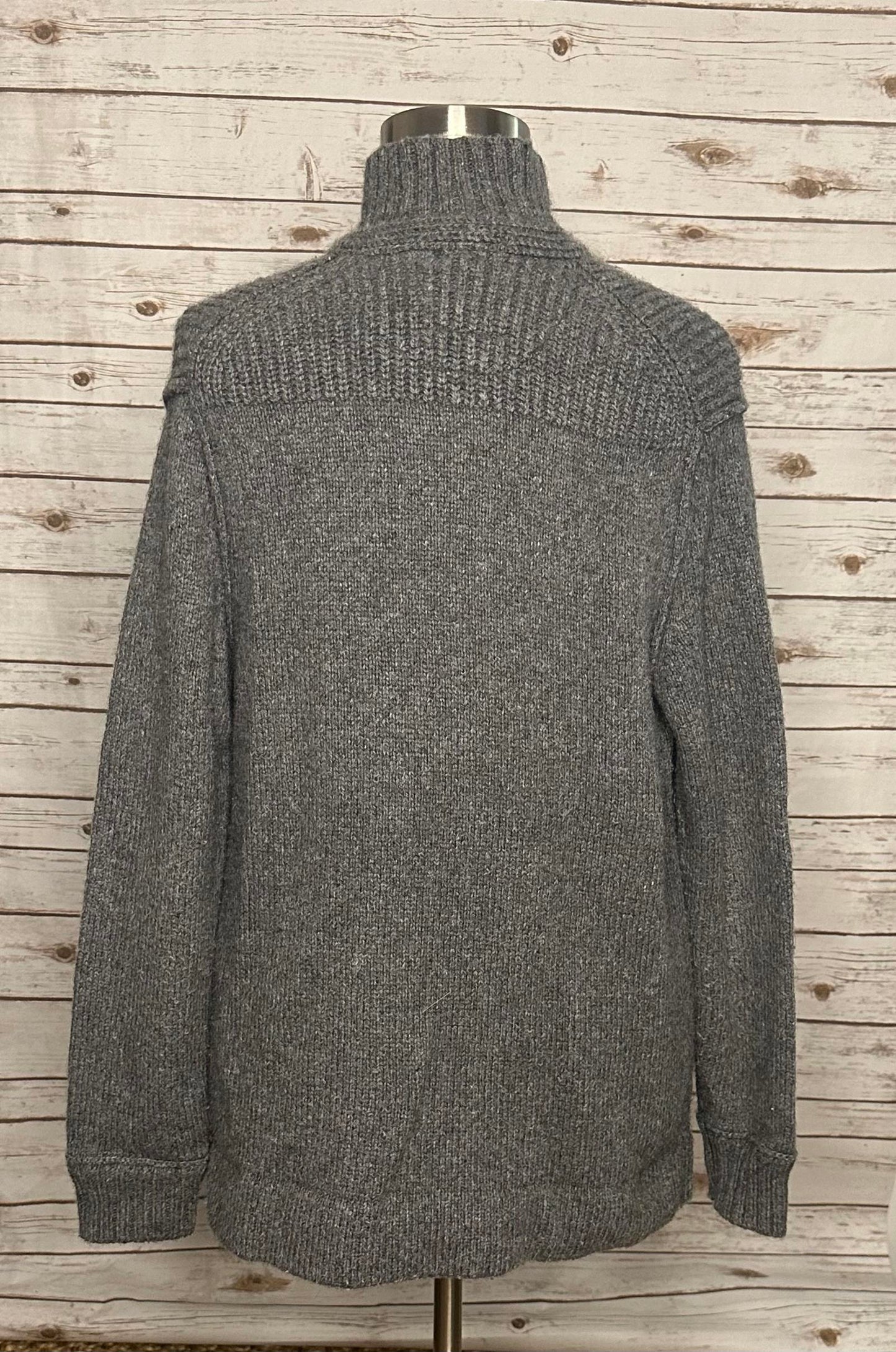 Banana Republic Heritage alpaca/wool sweater knit peacoat Size Large