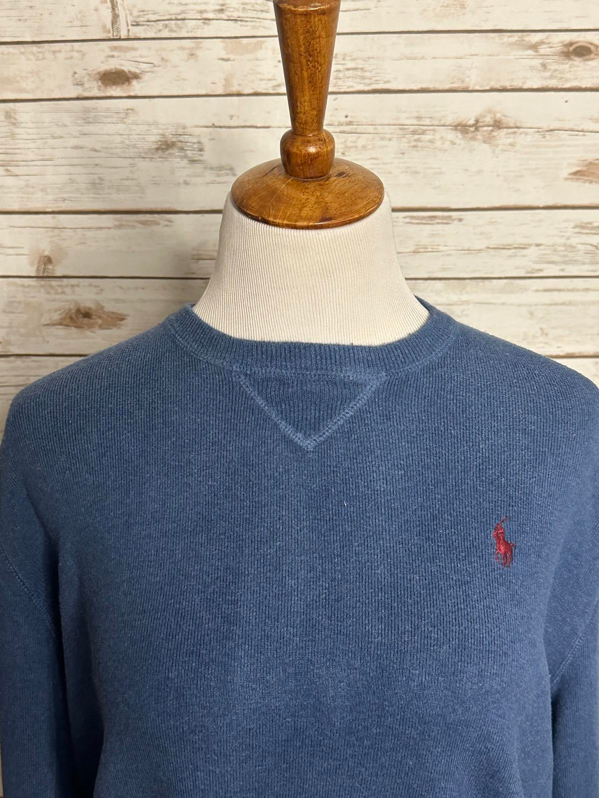 Vintage classic Polo by Ralph Lauren cotton crew neck pullover sweater Size M