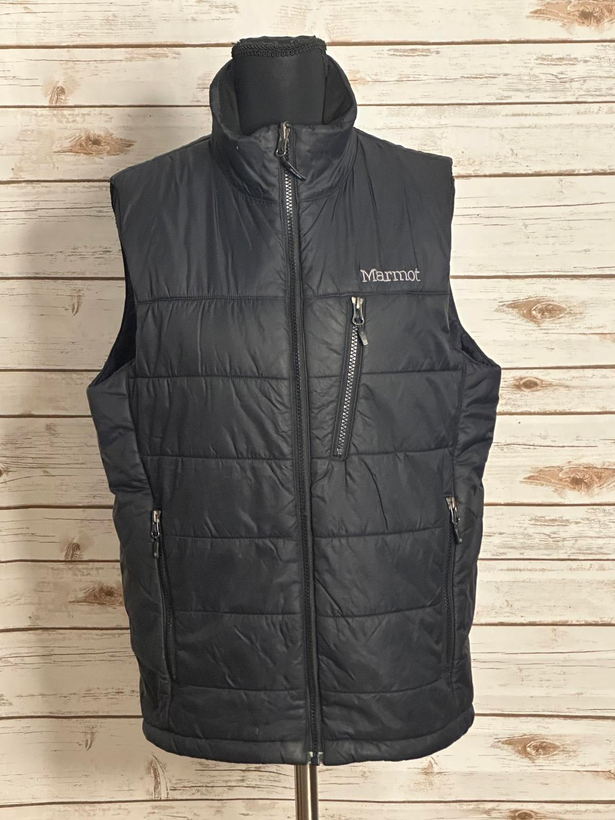 Marmot gorpcore black insulated puffer vest Size Small