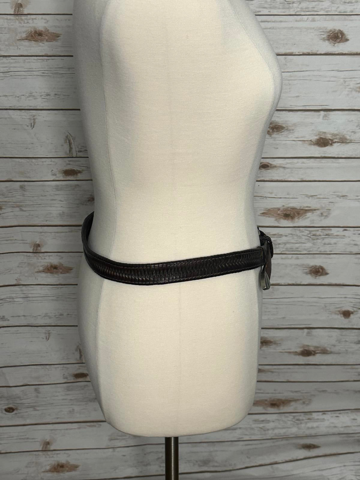 Cole Haan braided leather belt Size 40/ Large