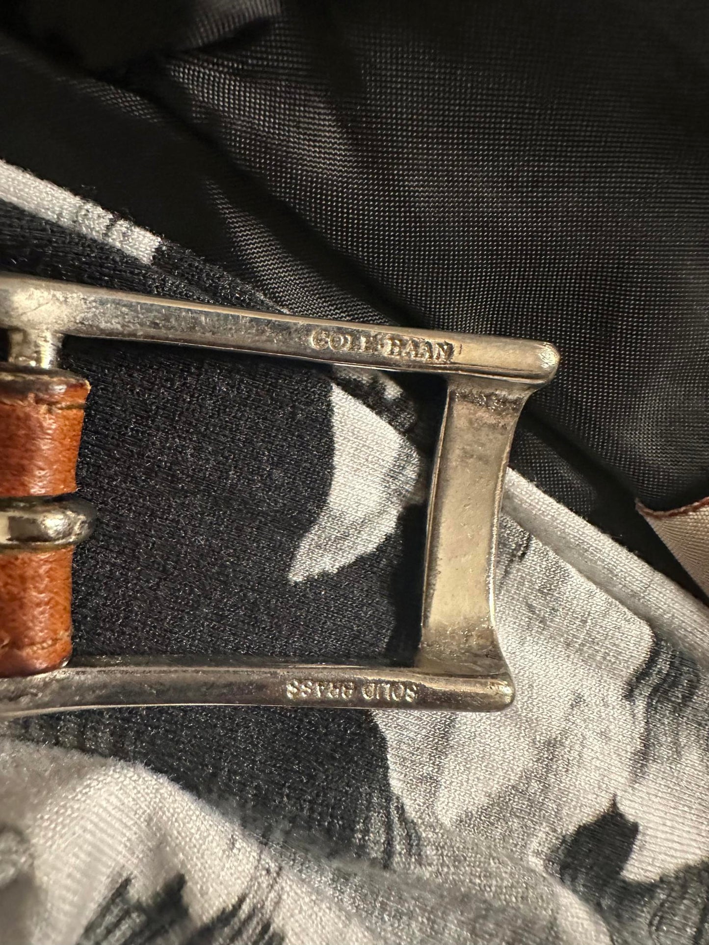 Cole Haan braided leather belt Size 40/ Large