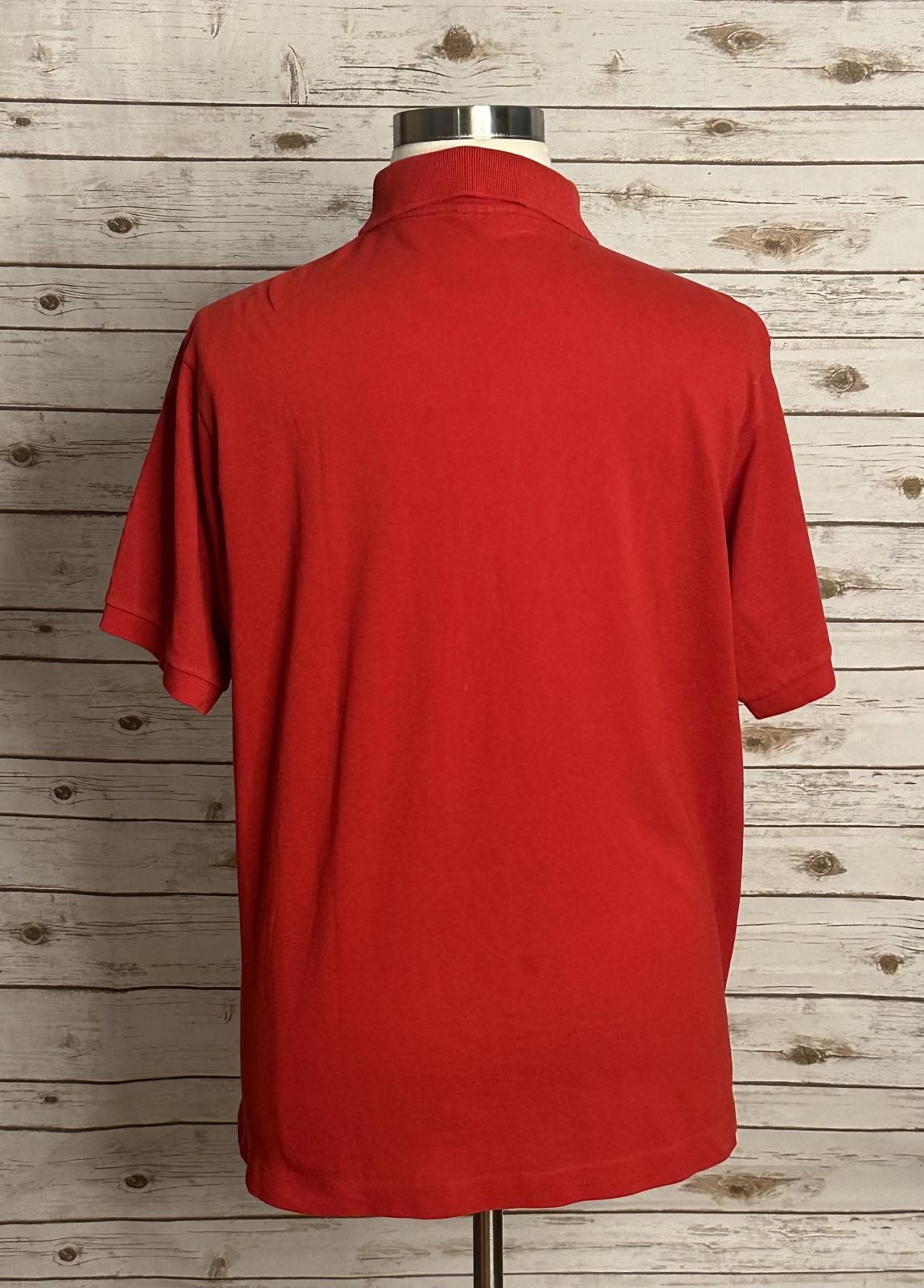Lacoste red classic cotton pique polo shirt Size 8/3XL