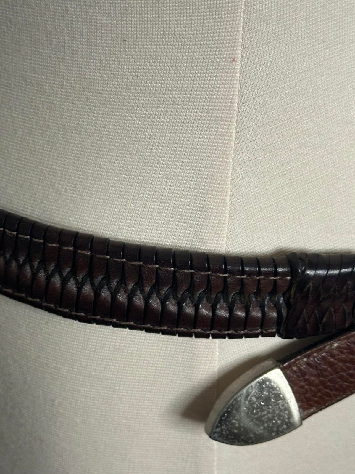 Cole Haan braided leather belt Size 40/ Large