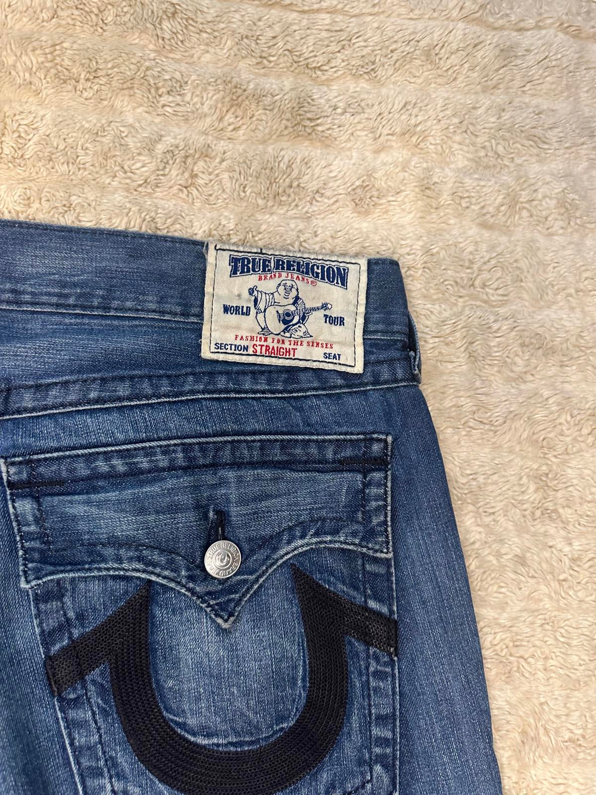 True Religion Y2K Black Cornell straight jeans Size 38