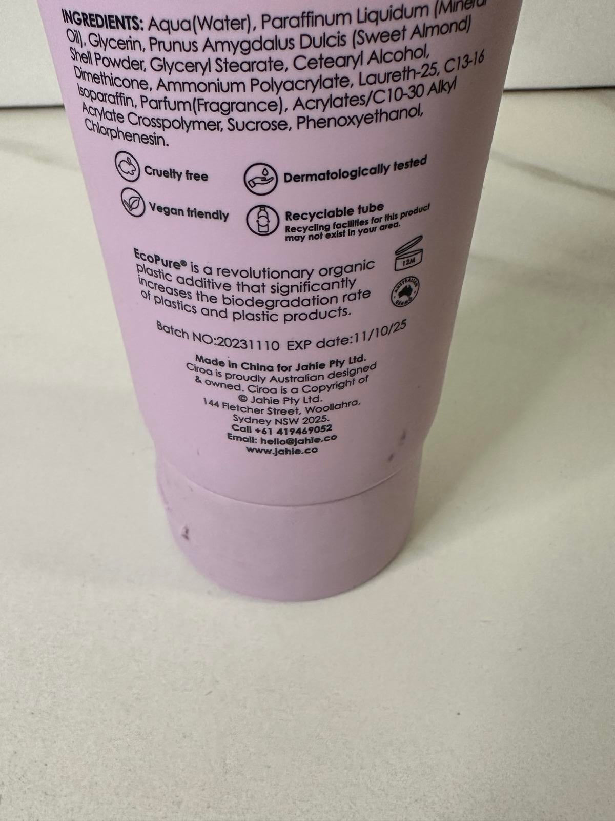 Ciroa Lavender & Kakadu Plum body scrub (Relax & Nourish)