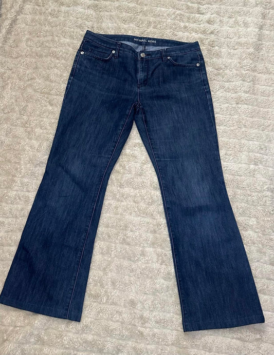 Michael Kors classic medium wash bootcut jeans Size 8