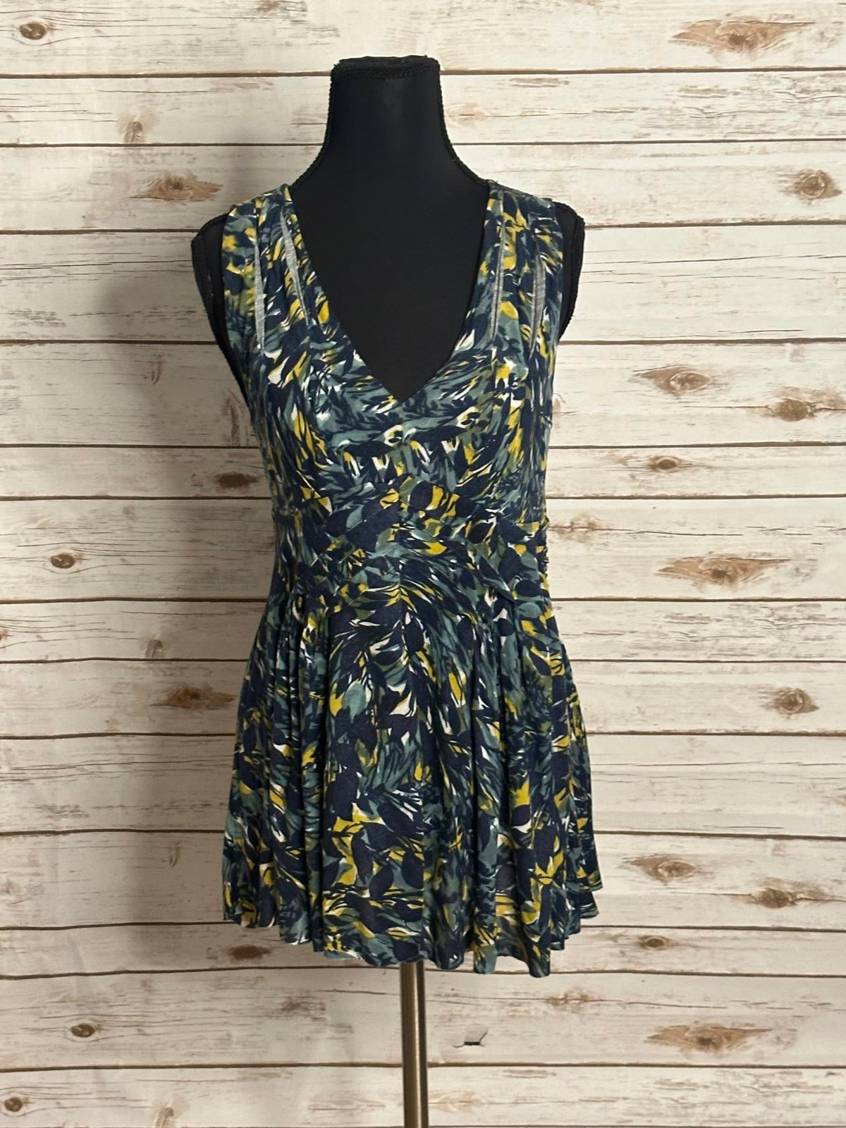 Anthropologie Deletta V-neck sleeveless empire top/tunic/dress Size XS